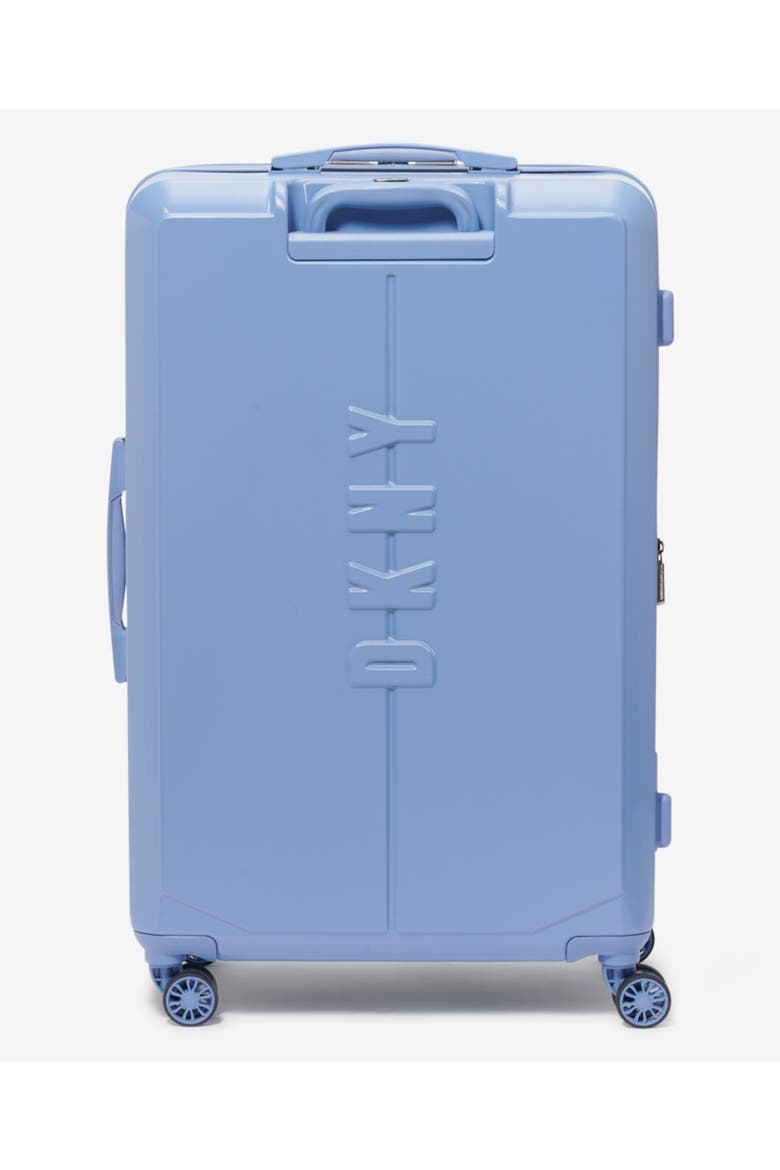 NYC 28" Upright Suitcase, Alternate, color, Blue Suede