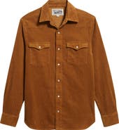 Schott NYC Cotton Corduroy Western Shirt