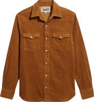 Schott NYC Cotton Corduroy Western Shirt