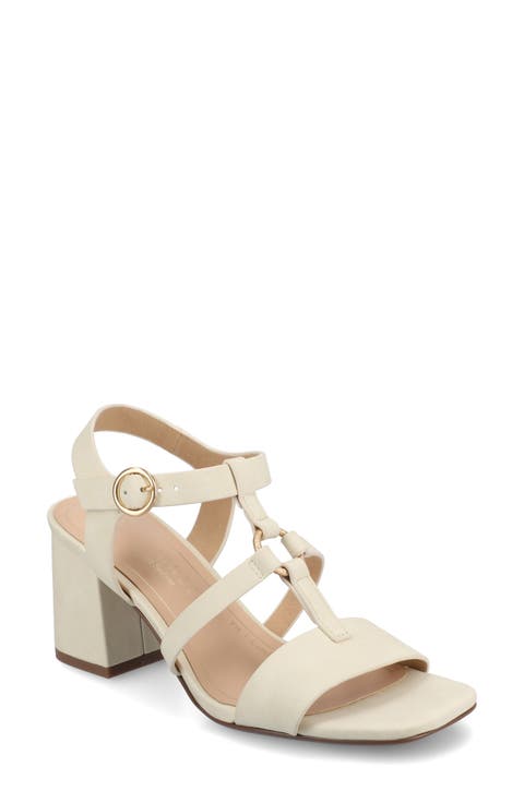 Merisol Block Heel Ankle Strap Sandal (Women)