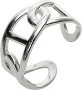 Spero London Large Chain Ring Sterling Silver