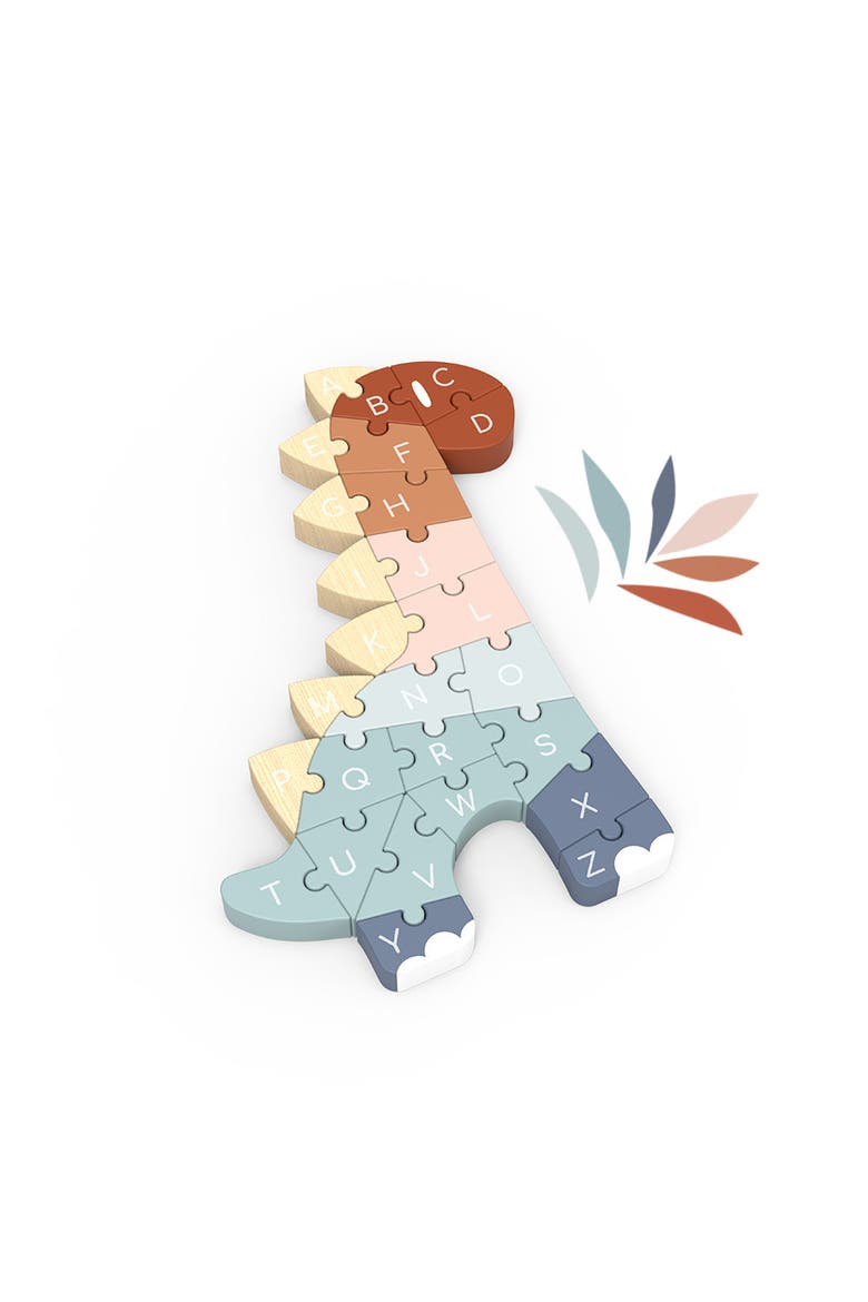 ABC Dino puzzle, Alternate, color, Multi