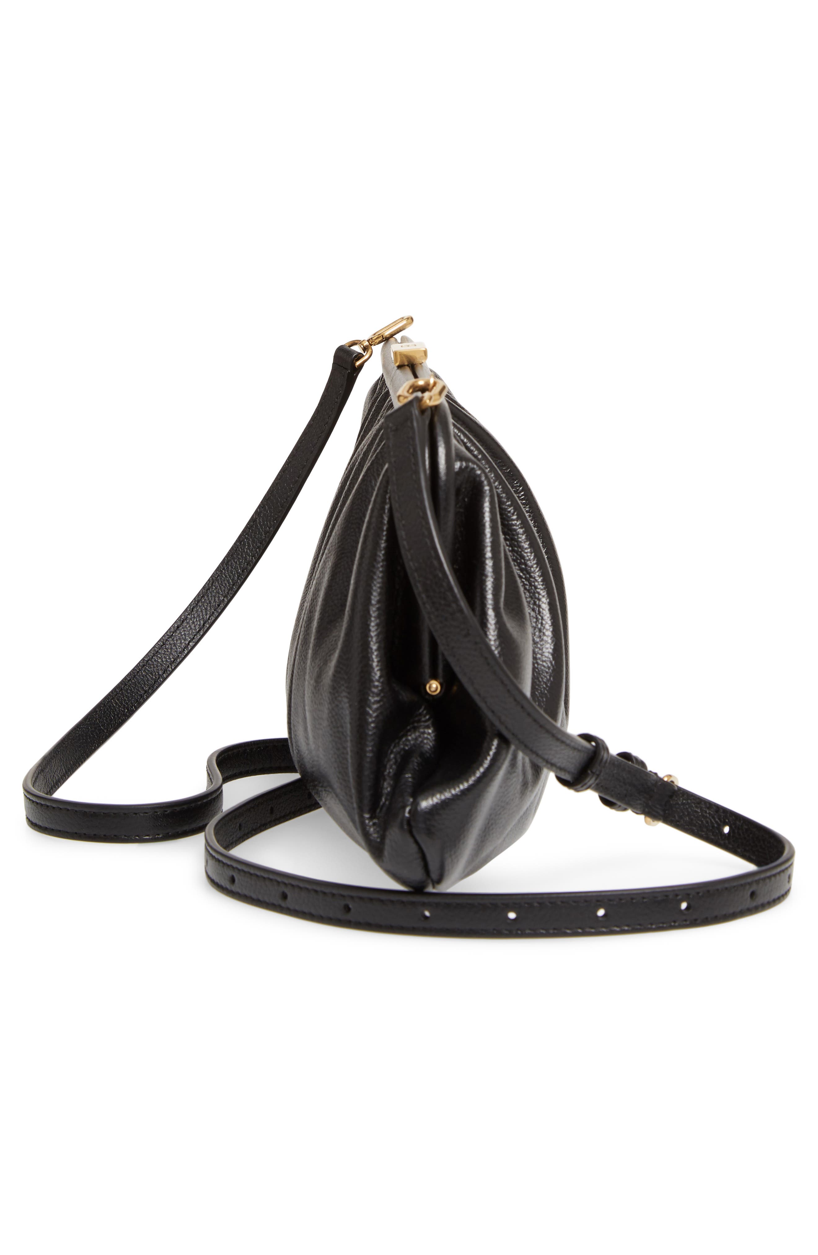 Balenciaga Extra Large Cloud Leather Clutch, Alternate, color, 