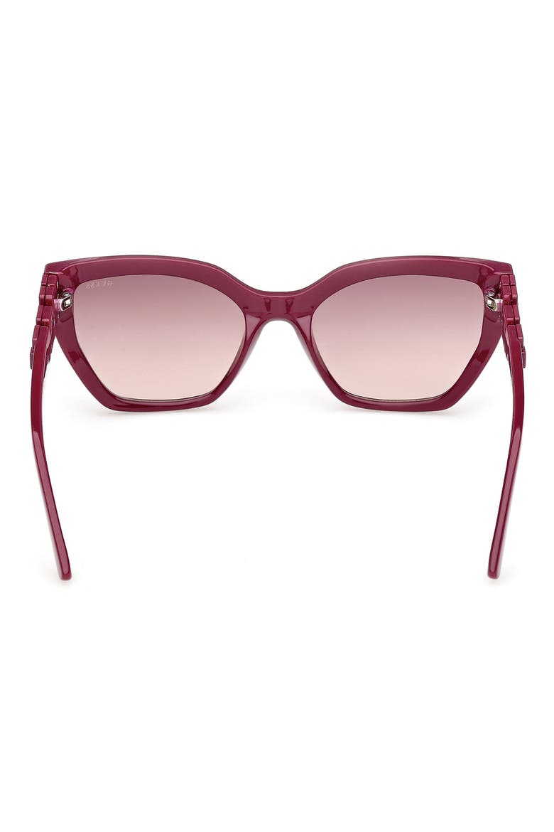 Cat Eye Sunglasses, Alternate, color, VIOLET / GRADIENT BORDEAUX