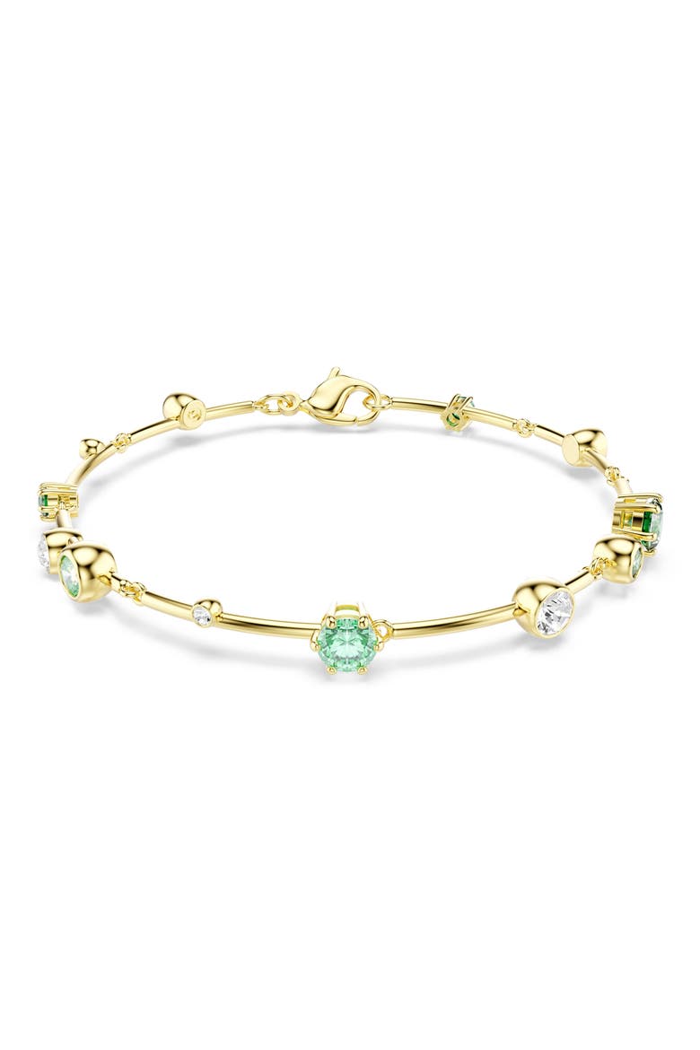 Constella Crystal & Zirconia Bracelet, Main, color, GOLD