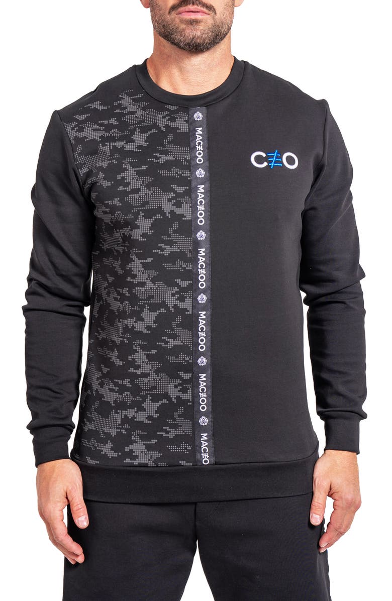 Maceoo CEO Graphic Sweatshirt, Main, color, Black