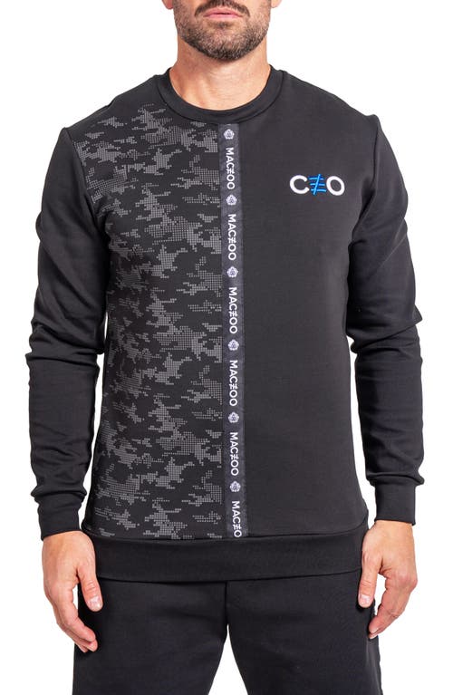 Maceoo Ceo Graphic Sweatshirt In Black