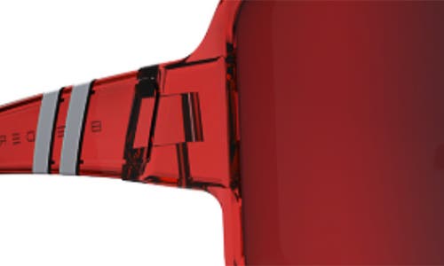 Blenders Eyewear Eclipse 133mm Polarized Shield Sunglasses In Brown