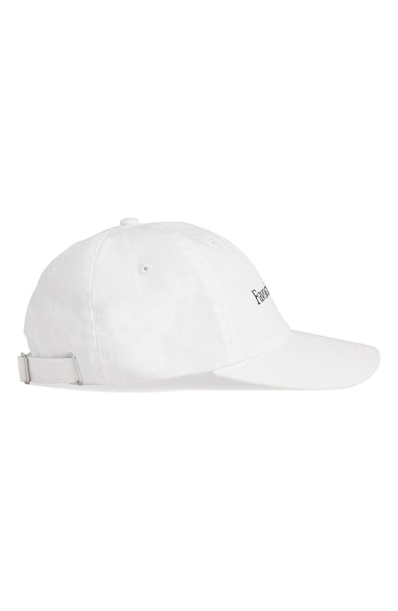 Favorite Daughter Classic Logo Cotton Twill Baseball Cap, Alternate, color, White