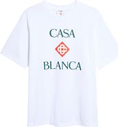Casablanca Diamond Logo Organic Cotton Graphic T-Shirt