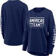 FANATICS Women's Fanatics Navy Dallas Cowboys Hometown Legacy Long Sleeve T-Shirt