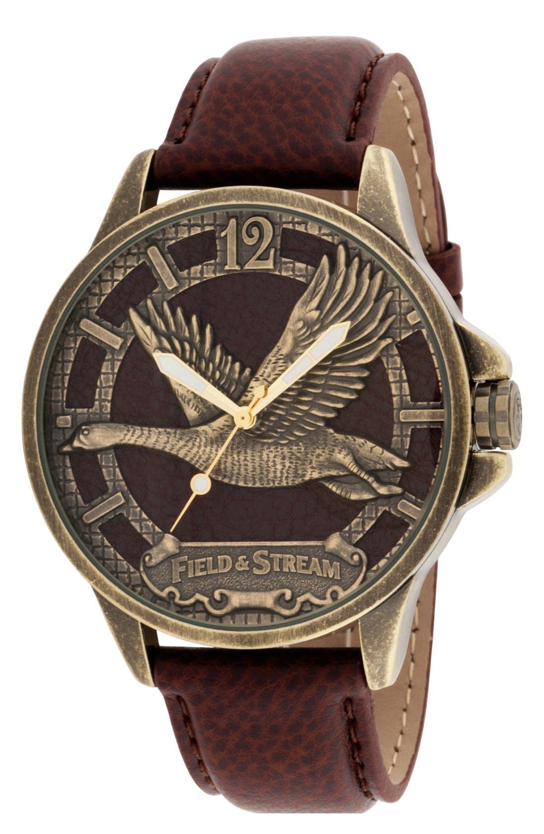 Field & Stream Molded Goose Dial Watch, 47mm (Men) | Nordstrom