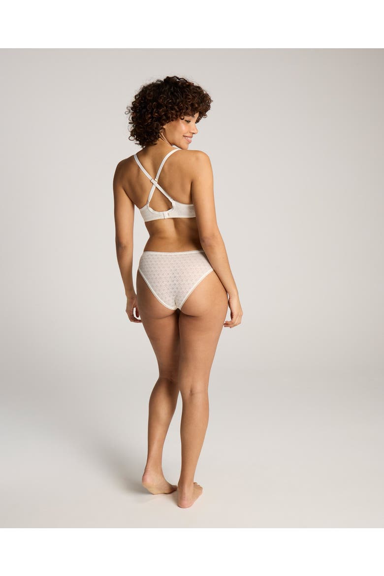 Honeycomb High Leg Brief, Alternate, color, Lily