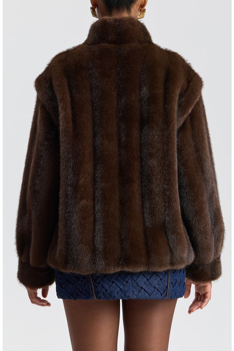 Faux Fur Jacket, Alternate, color, BUSTELO