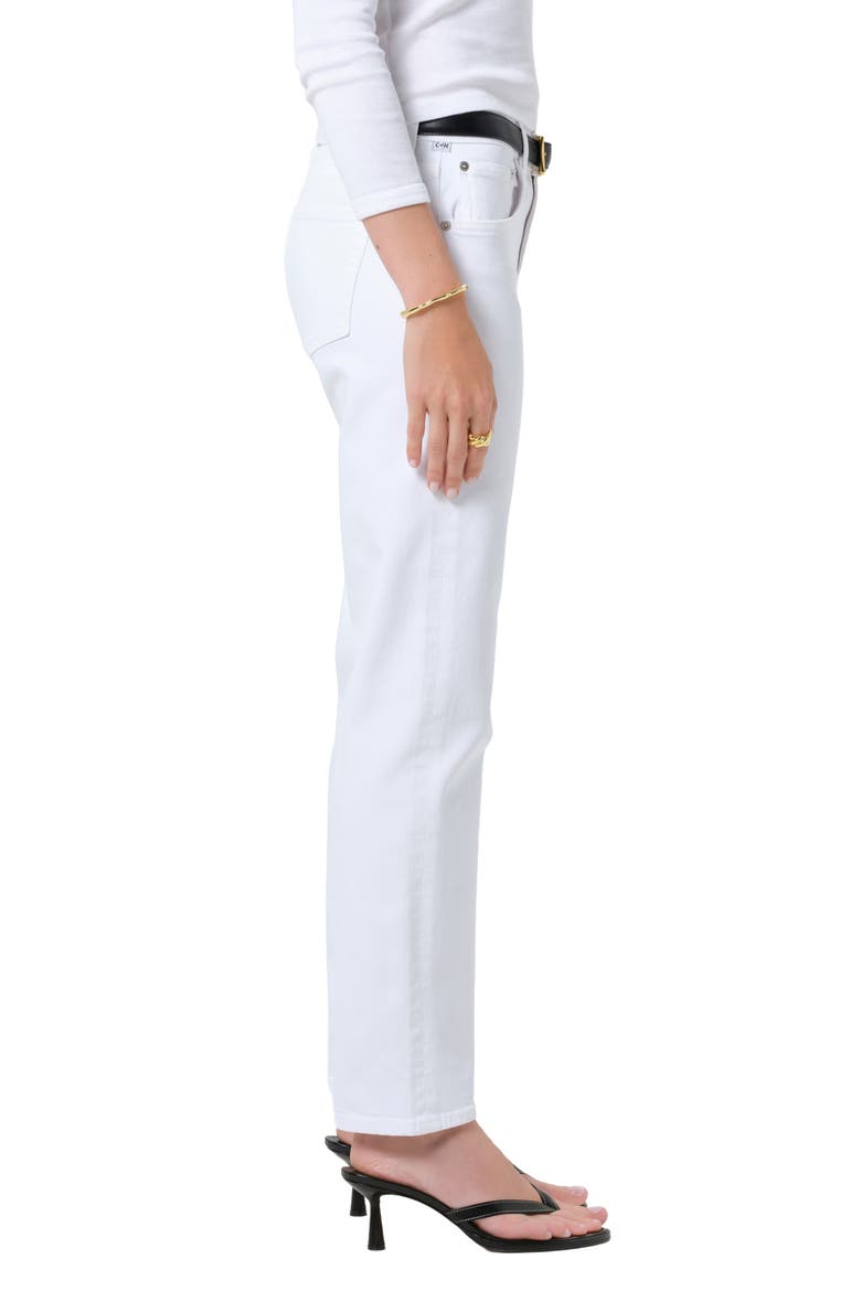 Anissa Straight Leg Jeans, Alternate, color, BON BON WHITE