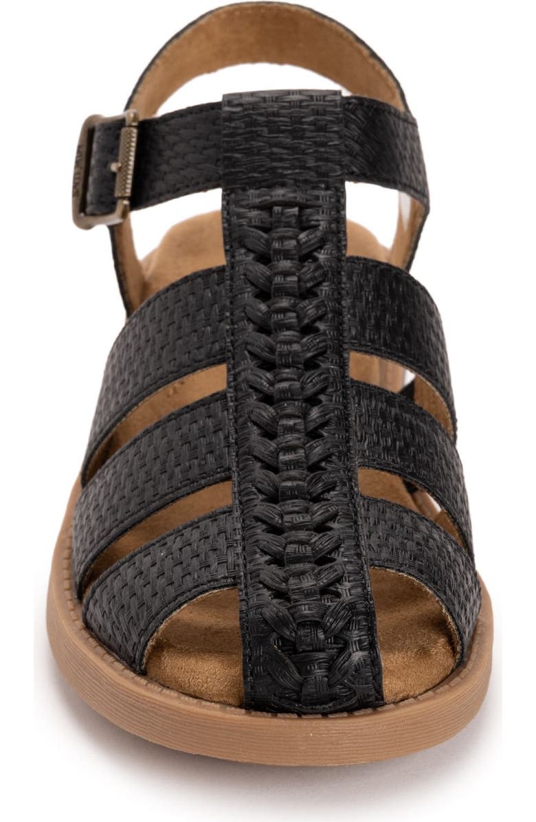 MUK LUKS Women's Vanilla Fisherman Sandal, Alternate, color, Black