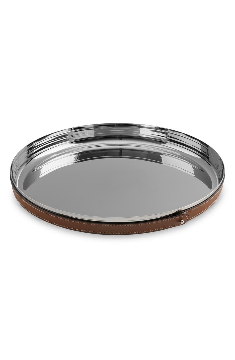 Nambé Tahoe Bar Tray, Main, color, Metallic Silver