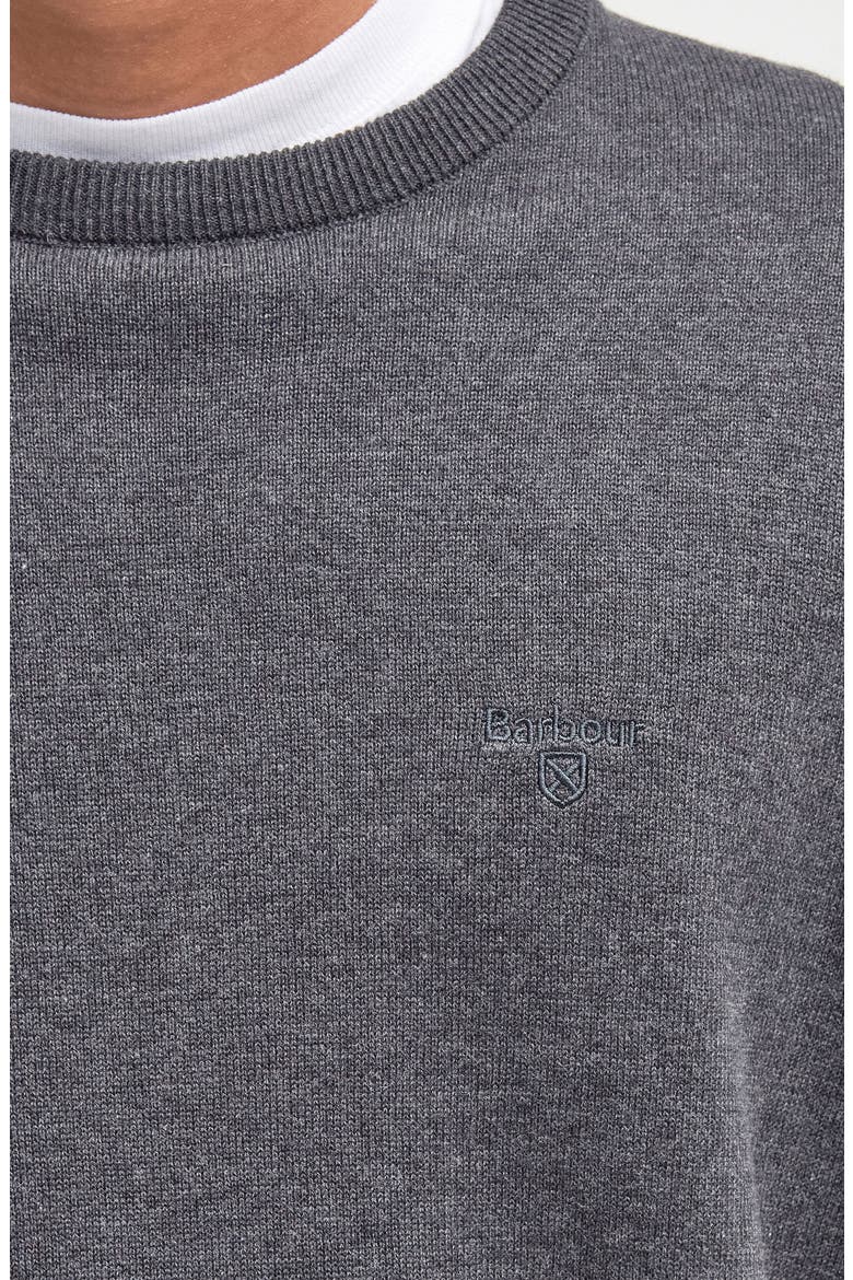 Pima Cotton Crewneck Sweater, Alternate, color, CHARCOAL