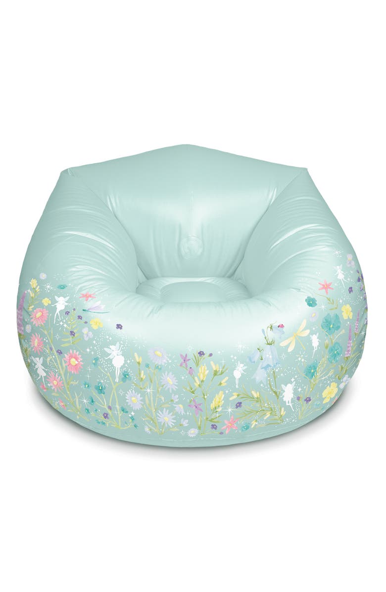 Three Cheers For Girls Inflatable Fairy Garden Chair for Kids Ages 8+, Alternate, color, Multicolored