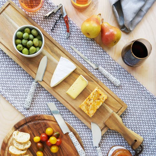 Twine Rustic Farmhouse Acacia Wood Tapas Board In Brown