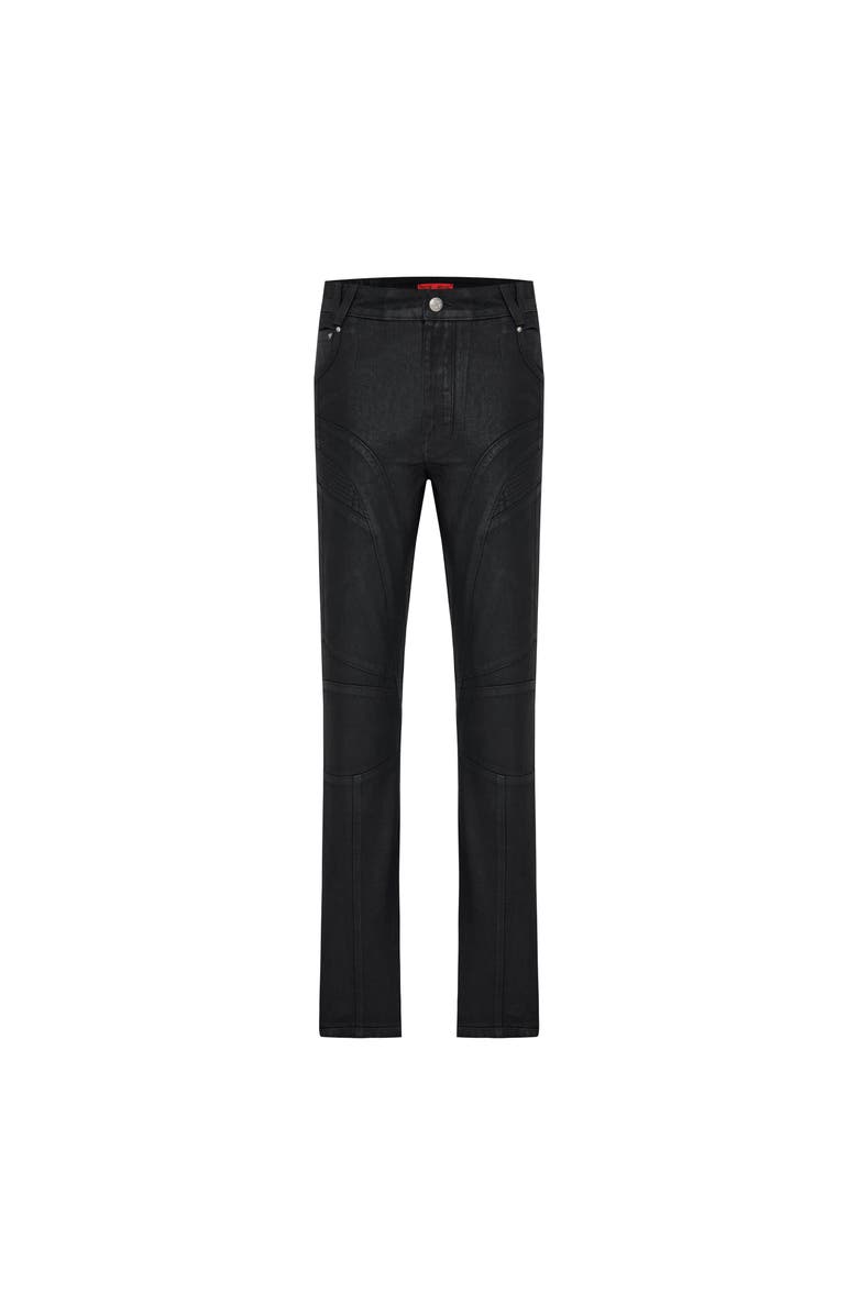 PCFG Pure Cotton Shiny Coated Denim Pant, Main, color, Black