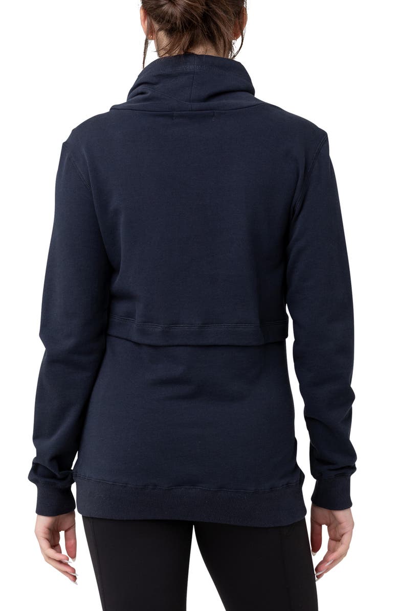 Ripe Maternity Joey Nursing Jumper, Alternate, color, Navy