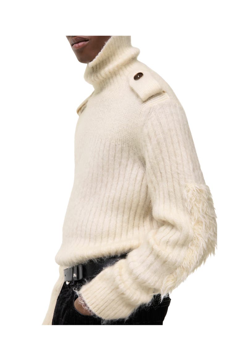 Mohair Wool Blend Jumper, Alternate, color, Ecru white