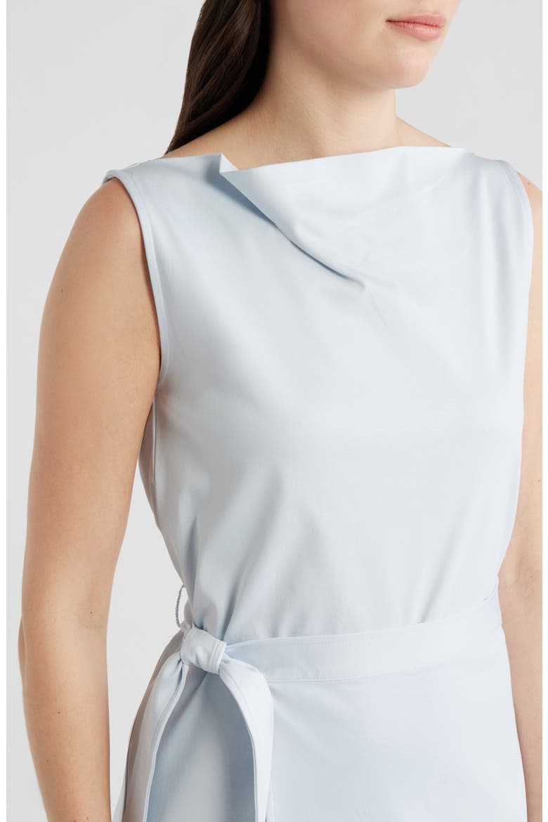 Emiaky Sleeveless Cotton Midi Dress, Alternate, color, PALE LAGOON