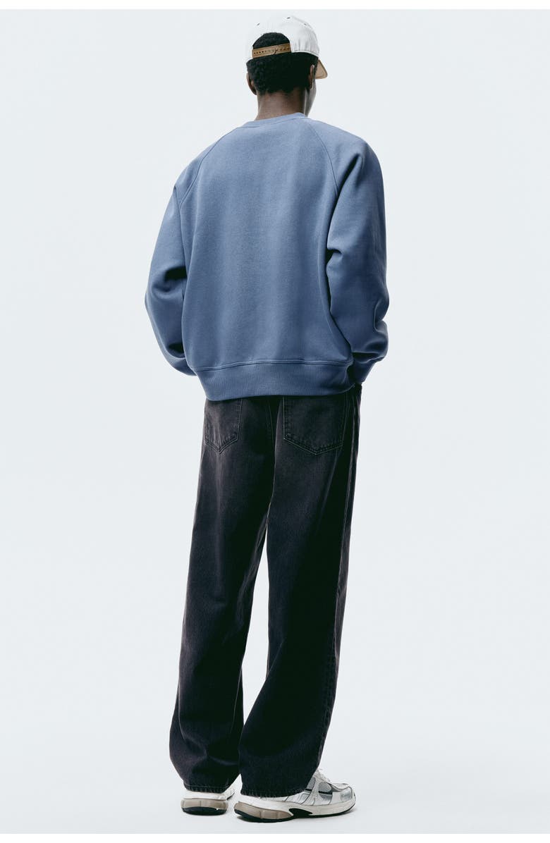 H&M Baggy Jeans, Alternate, color, Black