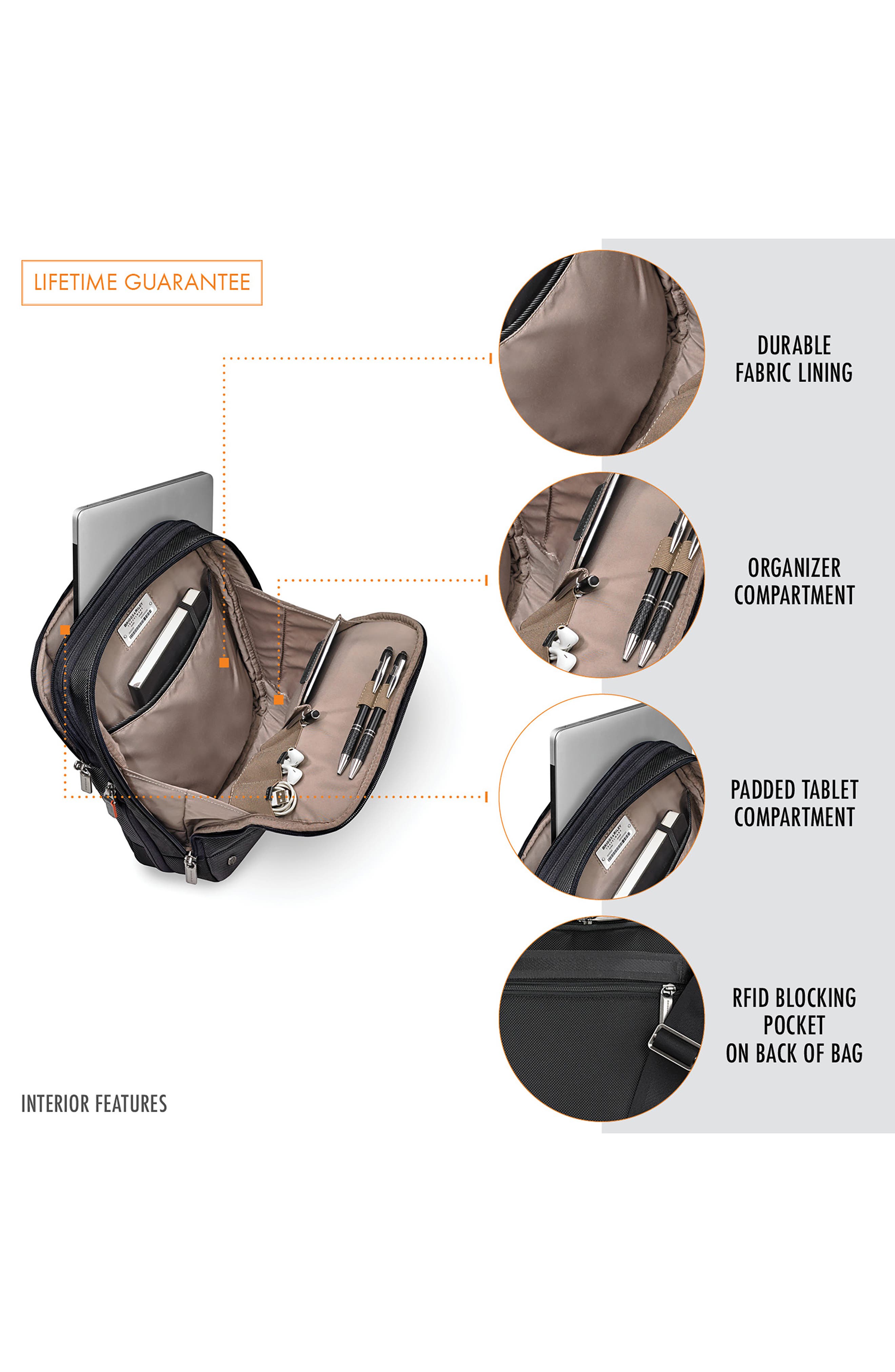 Briggs & Riley @work Expandable Ballistic Nylon Crossbody Bag with RFID Pocket, Alternate, color, 