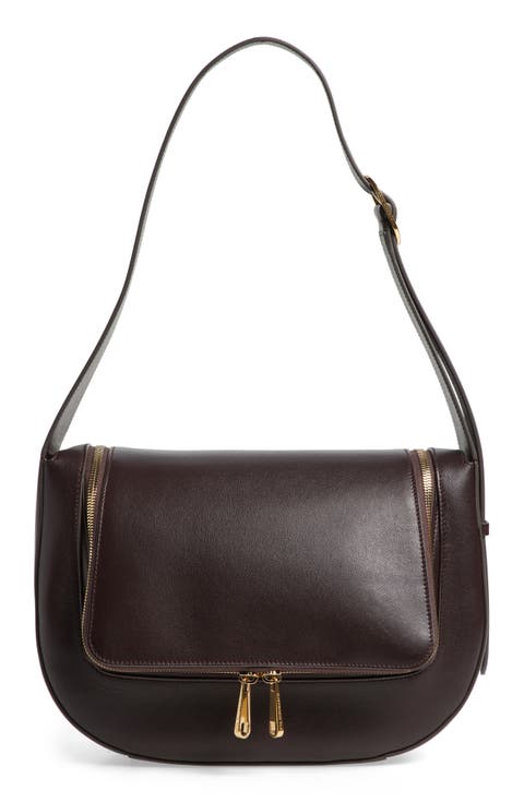 Vere Leather Shoulder Bag