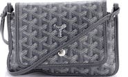 Pre-Owned Goyard Plumet Clutch Wallet Coated Canvas