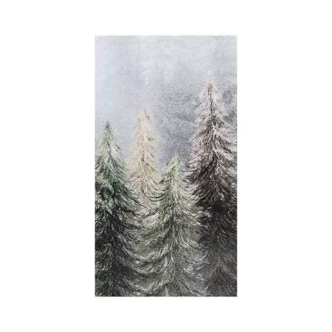 Everett Forest Printed Flour Sack Kitchen Towel