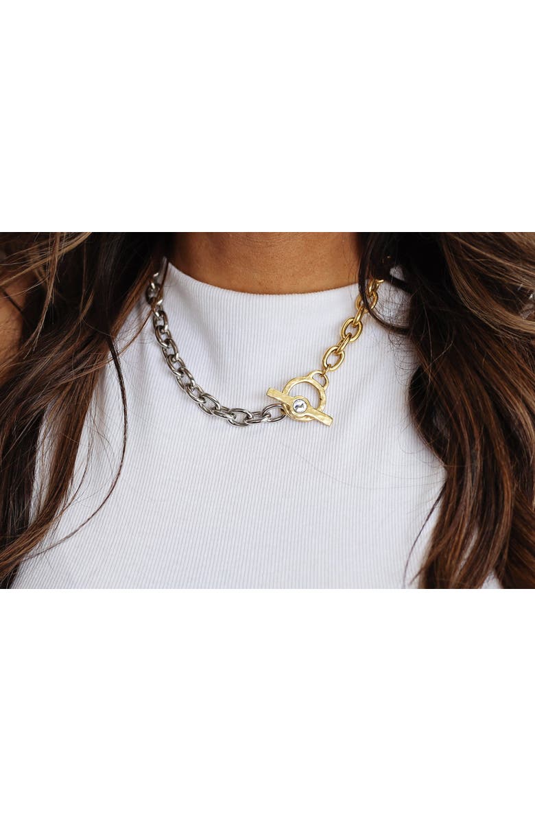 Bowood Lane Blair Necklace, Alternate, color, Gold / Silver