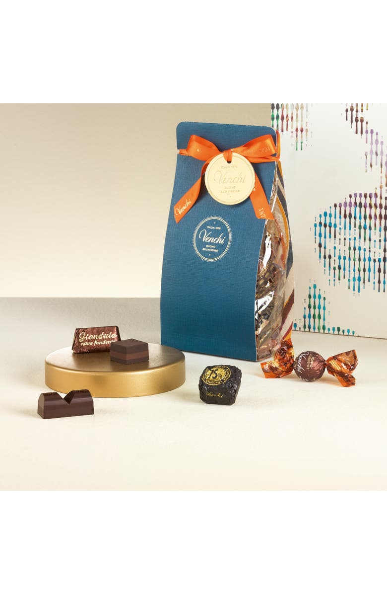 Venchi Dark Chocolate Gift Pouch, Alternate, color, 