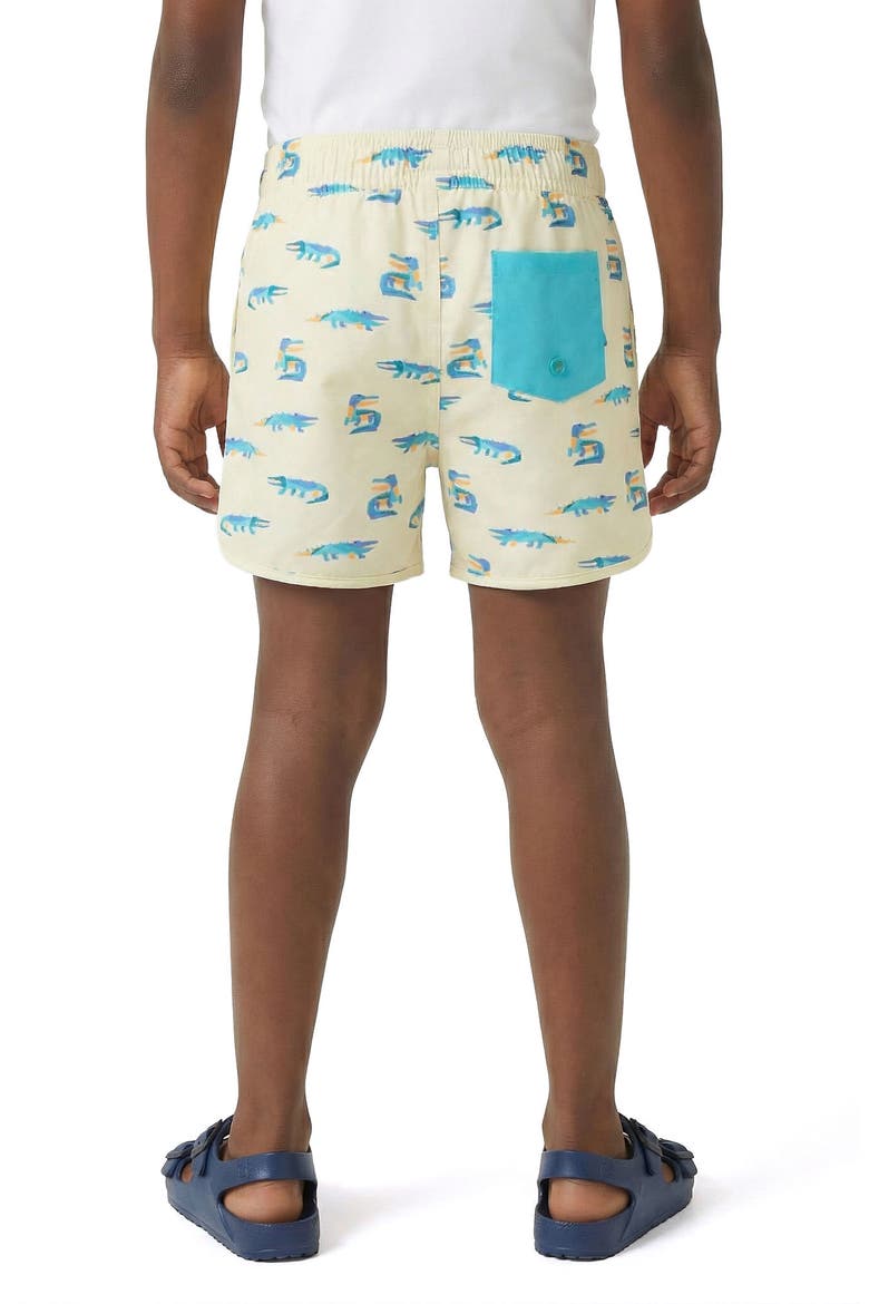 Kids' Volley Swim Trunks, Alternate, color, LIME GATOR