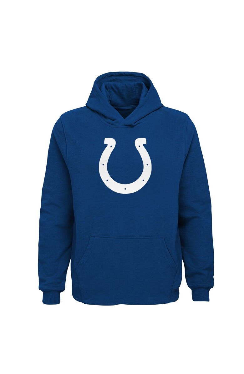 Outerstuff Youth Royal Indianapolis Colts Team Logo Pullover Hoodie, Main, color, 