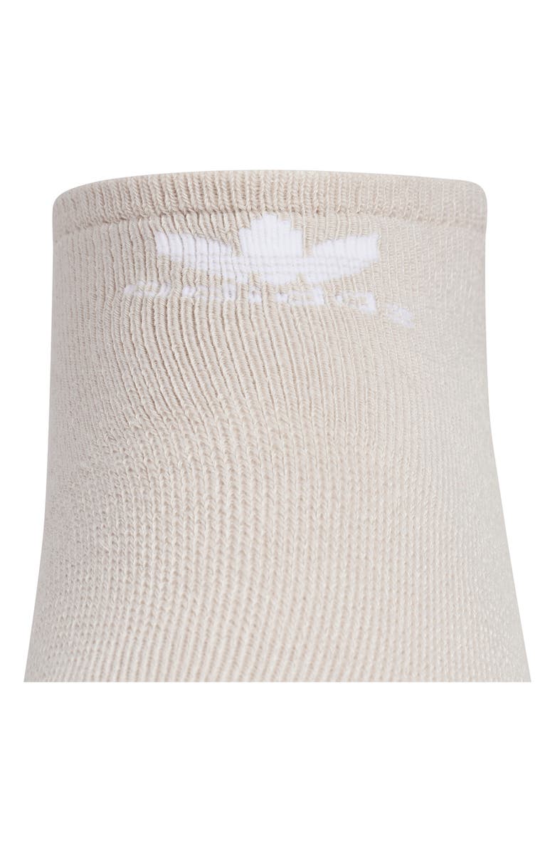 adidas Trefoil 6-Pack No-Show Socks, Alternate, color, 