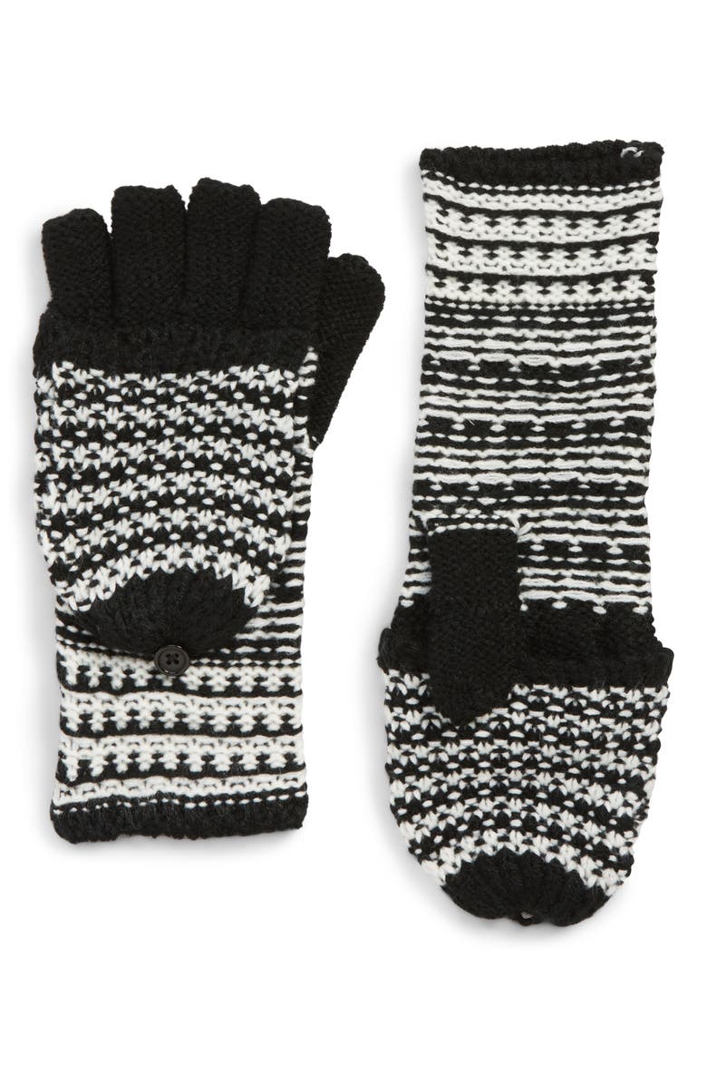 Rebecca Minkoff Pop Top Mittens, Main, color, 