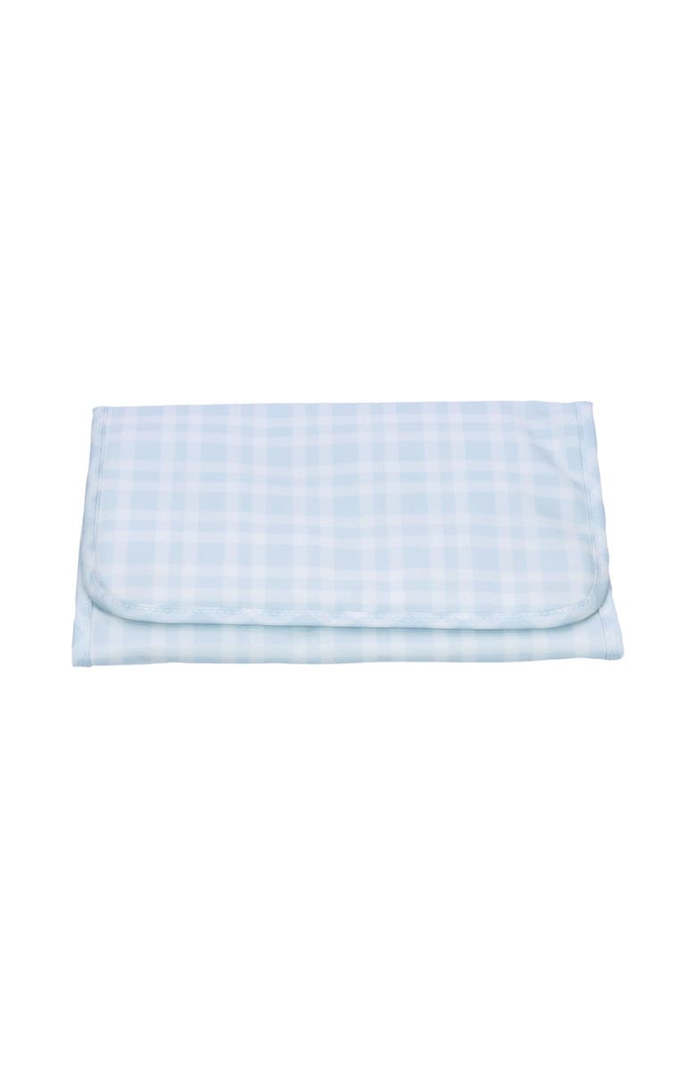 TRVL Design Pimlico Plaid Changing Pad, Main, color, Blue