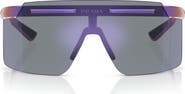 Prada Linea Rossa 140mm Polarized Shield Sunglasses
