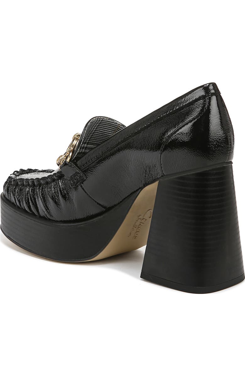 Circus NY by Sam Edelman Susie Platform Loafer Pump, Alternate, color, Black Glossy