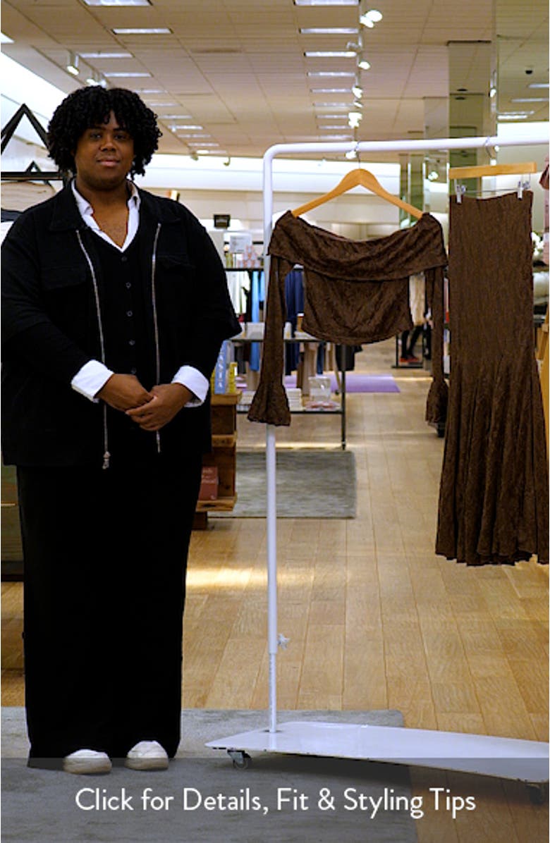 Bromley Lace Off the Shoulder Top & Maxi Skirt Set, sales video thumbnail