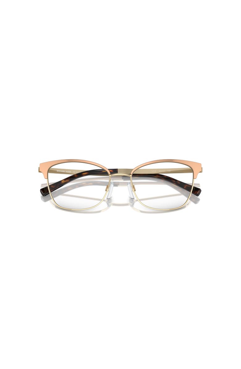 Michael Kors 51mm Cat Eye optical glasses, Alternate, color, Copper