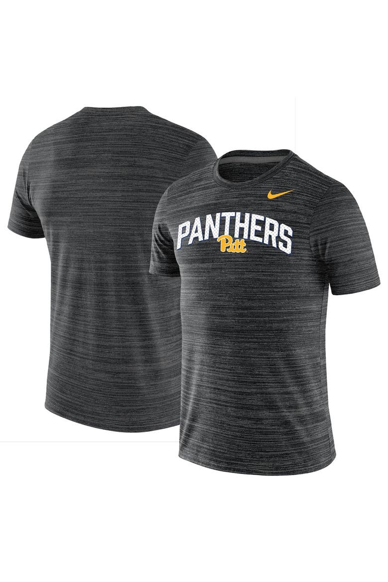 Men's Nike Black Pitt Panthers Sideline Velocity Performance T-Shirt, Main, color, Black