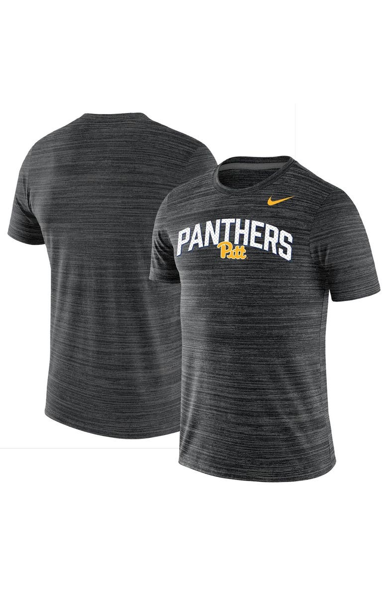 Nike Men's Nike Black Pitt Panthers Sideline Velocity Performance T-Shirt, Main, color,