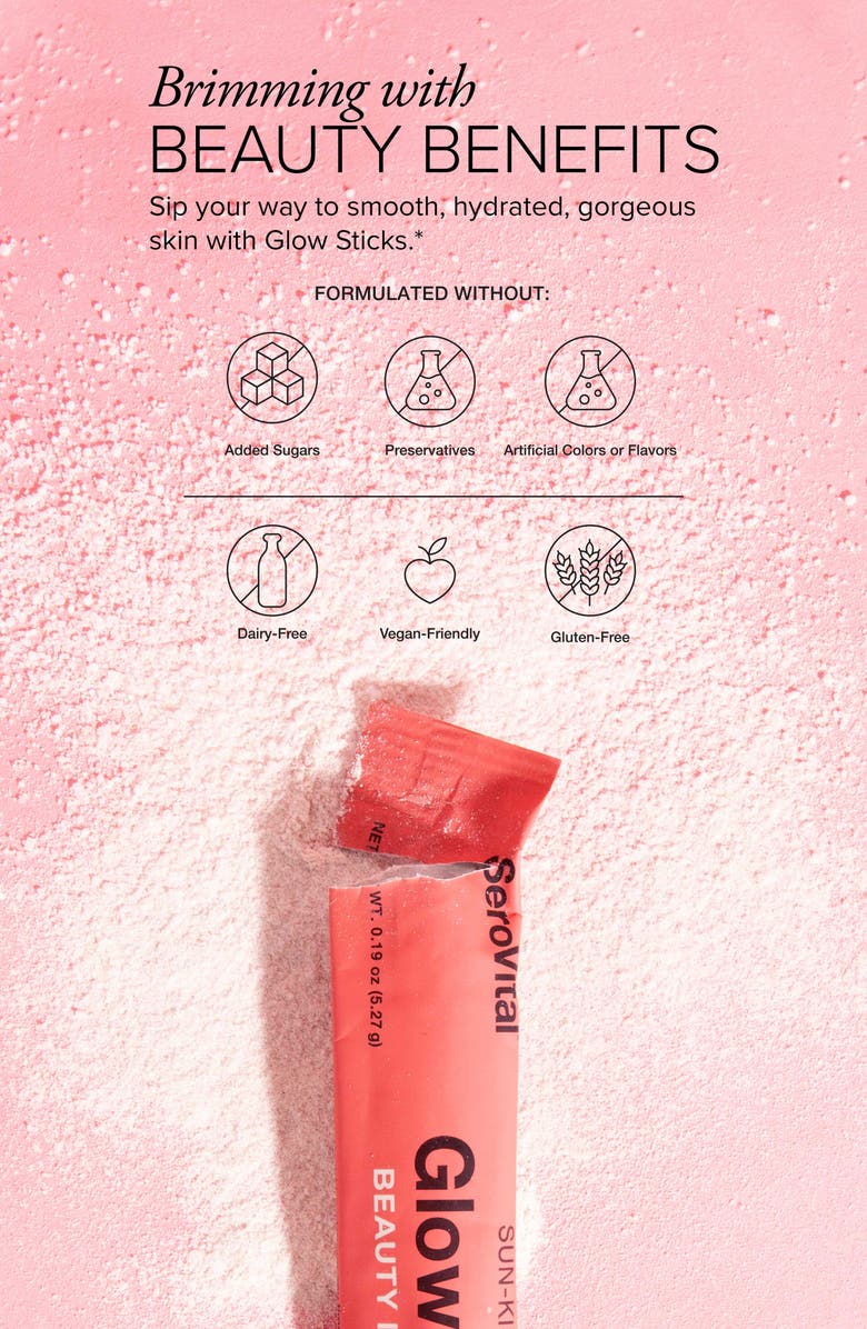 SeroVital Glow Sticks Beauty Illumination Dietary Supplement Packets, Alternate, color, 