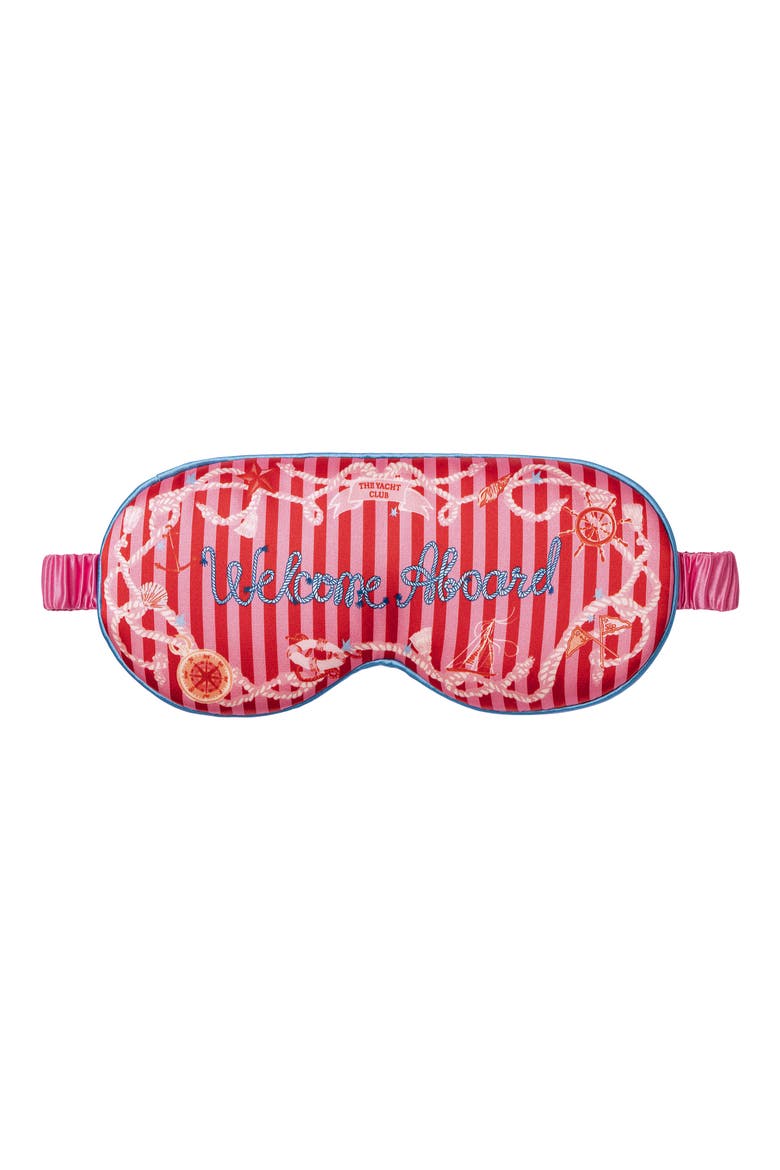 Welcome Aboard Contour Sleep Mask, Alternate, color, WELCOME ABOARD