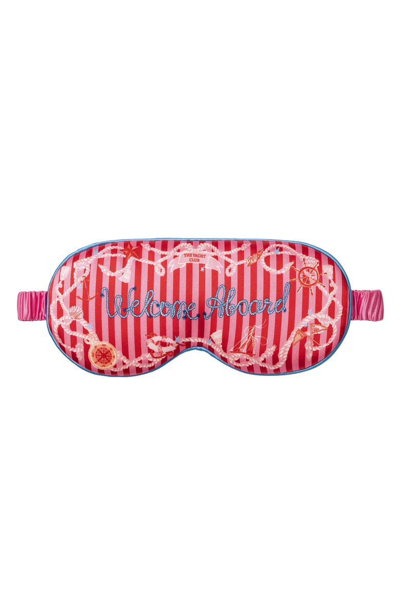 slip Welcome Aboard Contour Sleep Mask, Alternate, color, Welcome Aboard