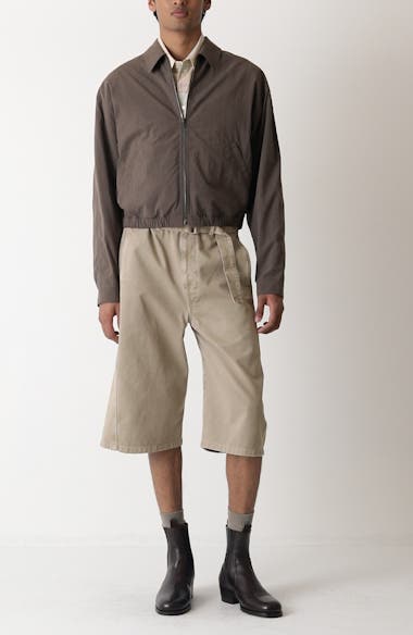 Lemaire Twisted Seam Belted Denim Shorts | Nordstrom